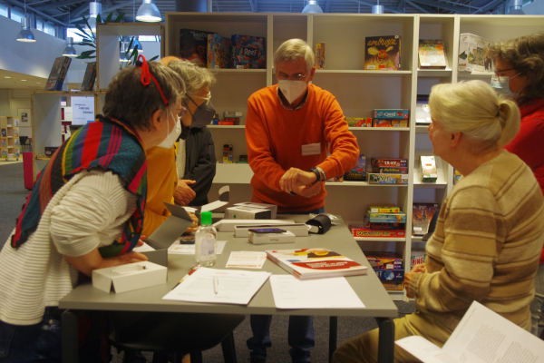 Foto Info-Veranstaltung des Projektes Digital Souverän in Bücherhalle